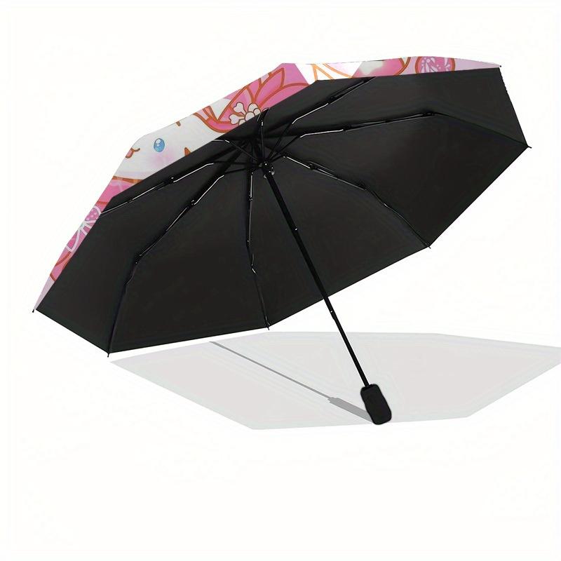 1pc Sanrio Characters WreathUmbrella with Plastic Handle,Suitable for All Seasons Home Travel Outdoor UmbrellaSanlio158