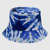 Neutral Summer Tie Dye Printed Fisherman Hat Outdoor Breathable Hat Sunshade