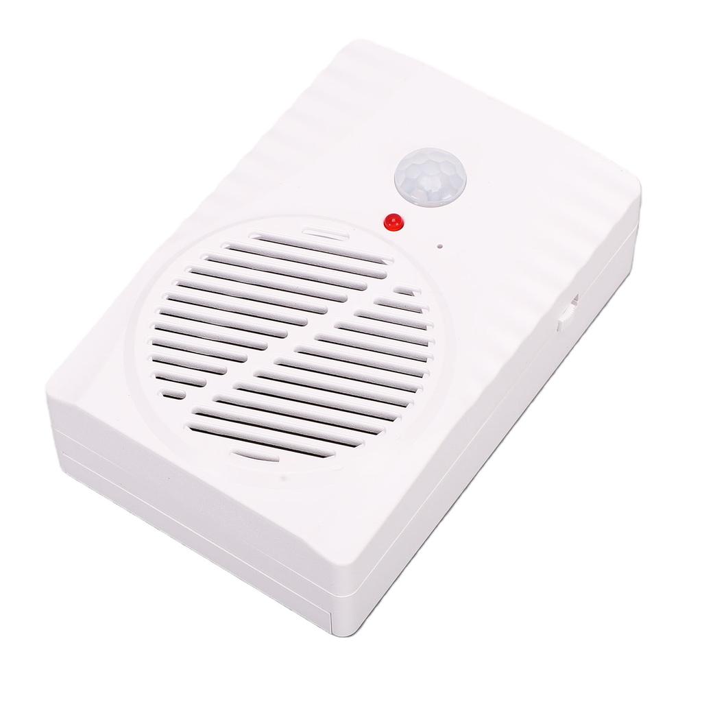 Motion Activated Voice Player Battery Operated Welcome Doorbell Supports MP3 Files Via Type C for Independent Living