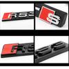 ABS Car Styling Front Grille Emblem Badge for hot SQ3 SQ5 SQ7 SQ8 RSQ3 RSQ5 RSQ7 TTS TTRS Black Logo Auto Retrofit Accessories