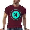 2024 summer t shirt KASPA Coin T-shirt edition korean fashion plain black short sleeves pure cotton tops streetwear