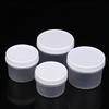 5Pcs Refillable Round Plastic Food Empty Jar With Lids Sealed Fresh Box Portable Ice Cream Yogurt Storage Freezer Containers