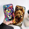 LO5 Animal Lion Soft Shell Phone Case for Samsung Galaxy S20 S21 S22 Ultra FE + Plus A21S A22 A24 A25 A26 A30 A30S A31