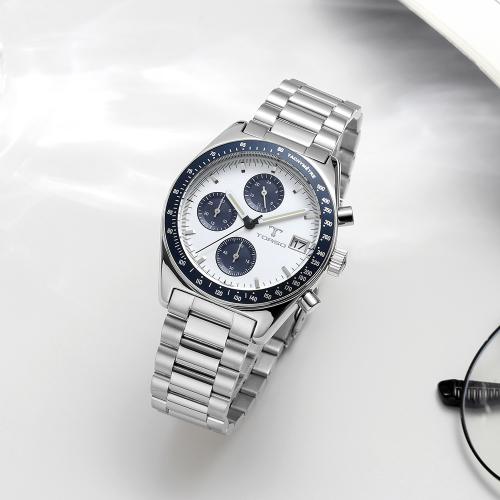 [TORSO] TORSO Aspect Chronograph Metal Watch T506M-SLS
