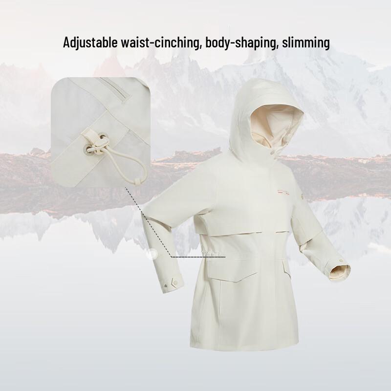 Norseland Women's NWJET2663S 3-in-1 Outdoor Windproof Hiking Jacket