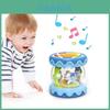 Baby Unicorn Hand Percussion Toy With Music Lights For Early Learning And Sensory Development