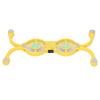 Folding USB Laptop Cooling Pad Double Fans 500RPM-2500RPM Low Noise for NotebookYellow