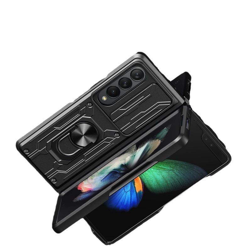 Geeignet für Samsung Z Flod4 Flip Fenster Faltbare Handyhülle Z Flip4 Ringständer Schutzhülle