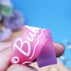 Candy Gradient Keychain: Leather Cord Charm, Transparent PVC Wristband, Floating Bottle Lanyard, Small Gift Accessory.