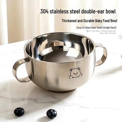 JiWu Forest Stainless Steel Baby Feeding Bowl