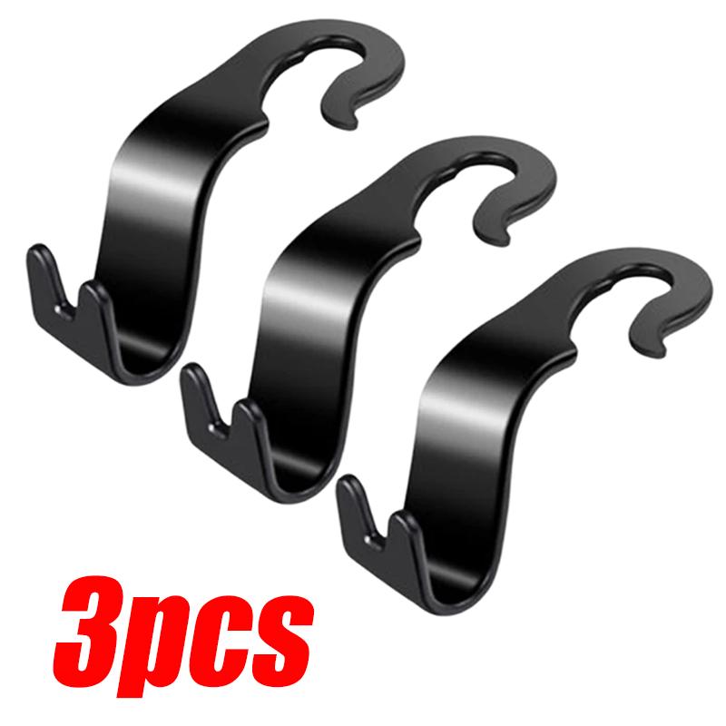 Universelle Auto Rücksitzhaken Auto Innenraumteile Tasche Aufbewahrungshänger Kopfstützenhalter Hängender Halter Langlebig Tragkraft 20kg