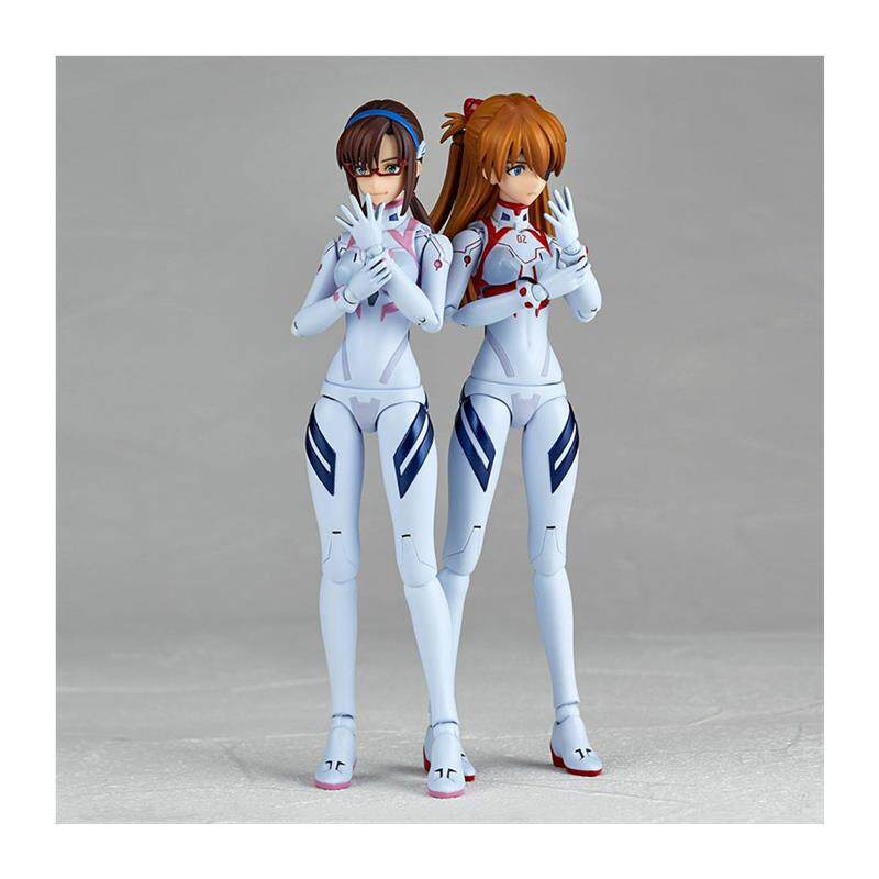 Discover Intime White Ko Factory Anime Eva Action Figure Asuka Mari Combat Suit Articulated Display Model Toys Anime Fans New Theatrical Edition