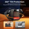 Hot Air Blower Electric Heater Heating Fans 3D Dynamic Flame PTC Fan Heater For Living Room Home 4-Gears Desktop Electric Heater