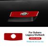 For Subaru Legacy Outback 2015 2016 2017 2018 2019 Real Soft Carbon Fiber Sticker LHD RHD Car Copilot Storage Box Accessories