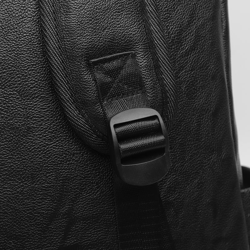 Męski plecak PU, biznesowa torba na komputer, duża pojemność, plecak na zewnątrz, torba studencka