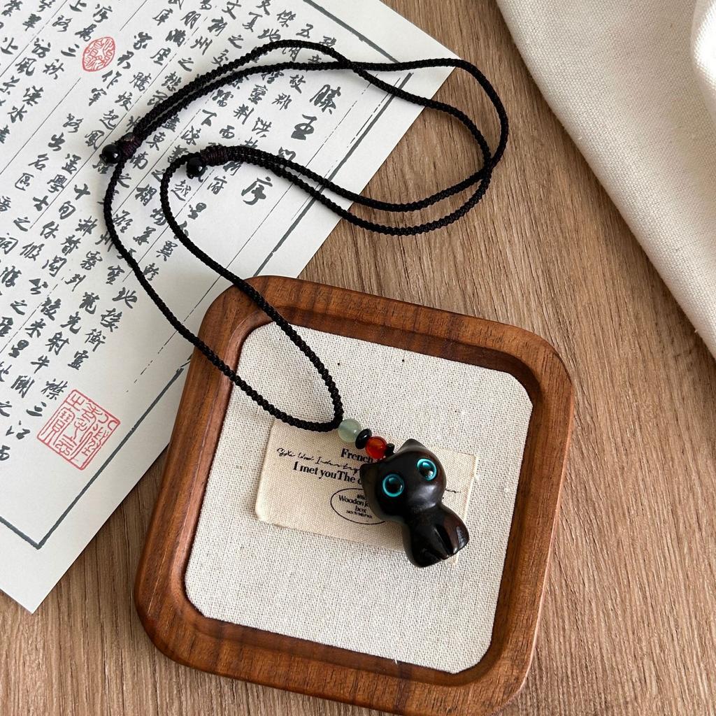 New Chinese Style Retro Design Long Pendant Necklace For Women Sweater Chain