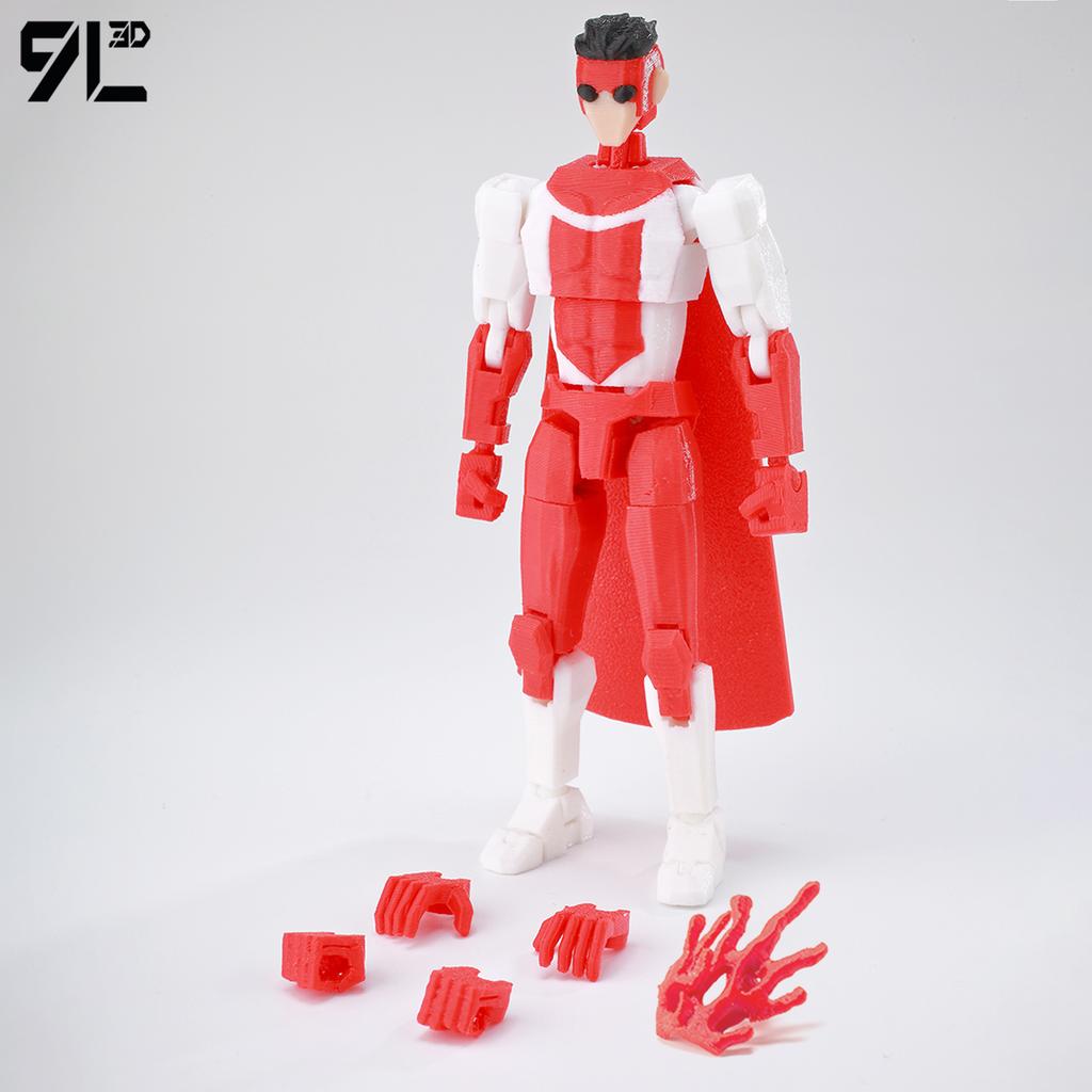 9L3D Printe Dummy13 T13 Imbatabilul Mark Grayson Rezistent la gloanțe Mark Grayson Figurină de Acțiune Model Colecționabil Anime Jucărie Cadou Pentru Copii