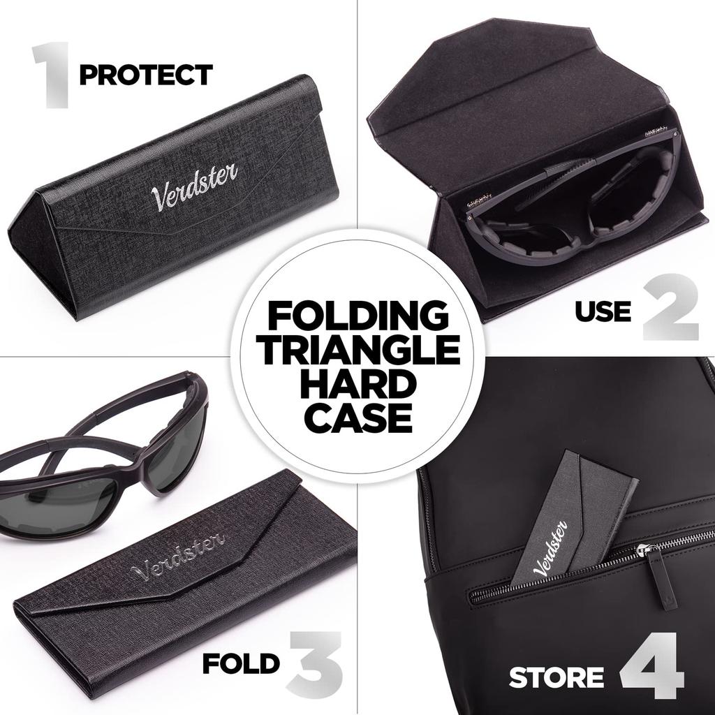 Polarized Sunglasses Cool Stylish UV Protection for Reinforced Wraparound Frame Unisex Cycling/Running/Fishing/Baseball/Hiking