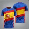 Retro Street Spain Falg Print T-shirt For Men Outdoor Football Team Sport Loose Breathable Tee Top Summer Casual 2026 Men's Tees