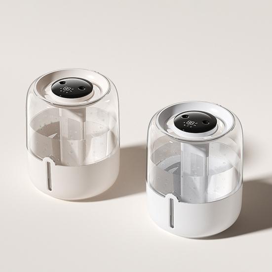 Umidificator USB cu Lumină de Noapte Afișaj Digital Mod Dublu de Pulverizare Zgomot Redus Capacitate Mare Umidificator de Aer Difuzor Uleiuri Esențiale