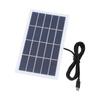 2W Solar Panel Water Proof Polycrystalline Silicon Solar Panel Charger with Type C Interface for Outdoor Garden Lights