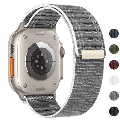 Nowy pasek nylonowy Loop do Apple Watch Band Ultra 2 49 mm 46 mm 45 mm 44 mm 42 mm 41 mm 40 mm 38 mm Bransoletka sportowa iWatch Series 10 9 8 se 7