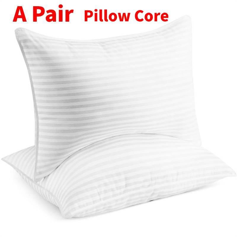 Core Pillow Bedding Polyester Fiber Home Use Supplies Memory Stripe Back Bounce