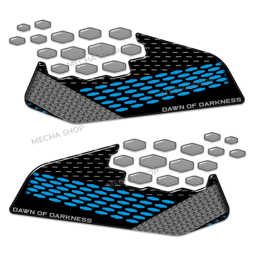 3D Resin Motorcycle Sticker Set Front Fairing Decals For MT-07 MT 07 MT07 2025 Tank Mat Decals