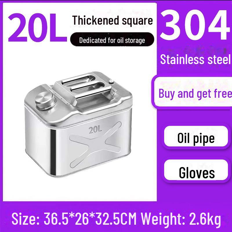 

Бензиновые бочки из нержавеющей стали 30 л, 20 л, 10 л, топливный бак для заправки дизельного топлива