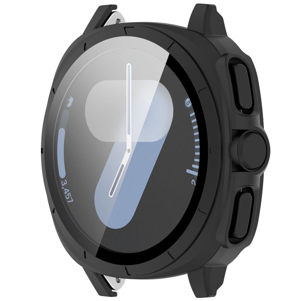 Für Samsung Galaxy Watch 7 40mm/44mm Bumper Vollabdeckung Displayschutz Stoßfeste Hülle+Displayschutz Kratzfest Fallschutz