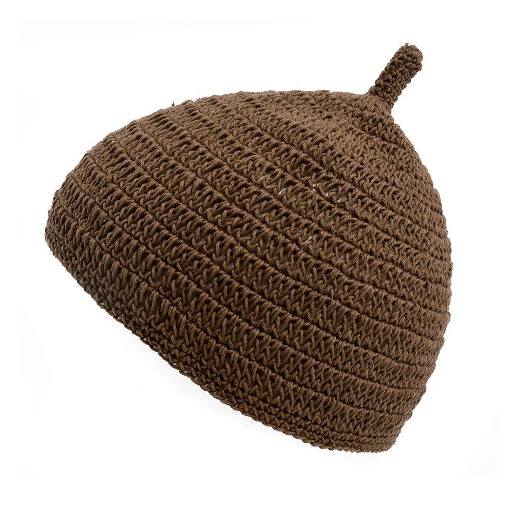 

CasualBox Детская хлопковая шапочка-бини REOM с желудем, 5 цветов, детский размер, вязаная шапочка для новорожденного, шапочка-шарм для бэби-шауэра [CasualBox] (коричневый)