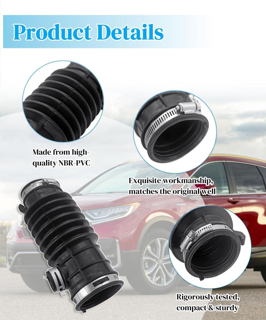 Air Intake Hose for CR-V 2017-2021 1.5L L4 Turbocharged Engine Direct Replacement Air Intake Tube OE 172265PAA00 Cross Reference To 696-000 Durab