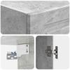 Cabinet Set 2 pcs Concrete Grey Particleboard