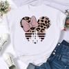 Kawaii Disney Cartoon Minnie Printed T Shirt Women Fashion Mickey Mouse White Oversized T Shirt Female Clothes Ladies T-shirts