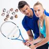 1/6Pcs Cute Cartoon Various Cat Tennis Racket Damper Silicone Shock Absorber To Reduce Tenis Racquet Vibration Dampeners