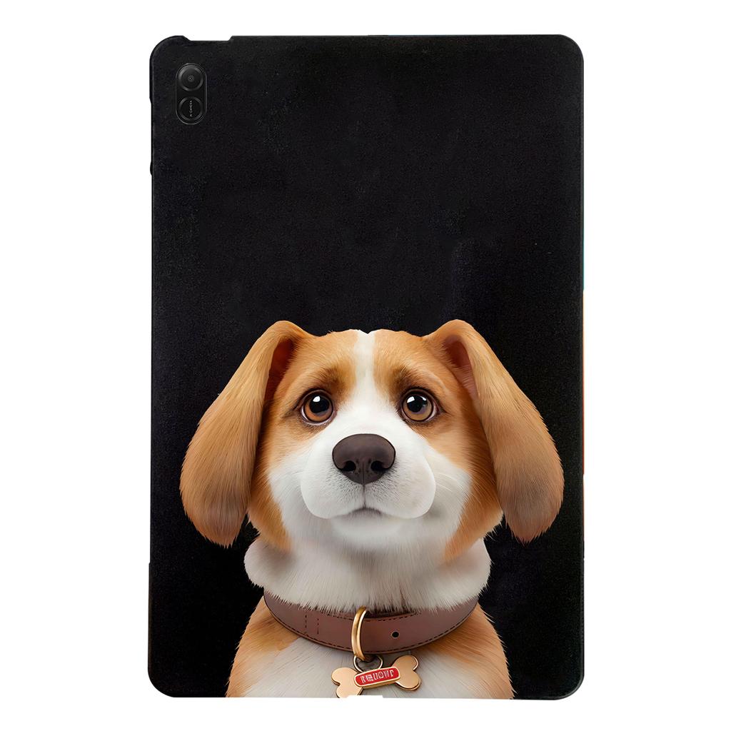 Cartoon Puppy Cat Soft Black TPU Protective Case For Honor Pad X8A Pad9 Shockproof Cover Tablet Cases For Huawei MediaPad T5 T10s MatePad SE Air