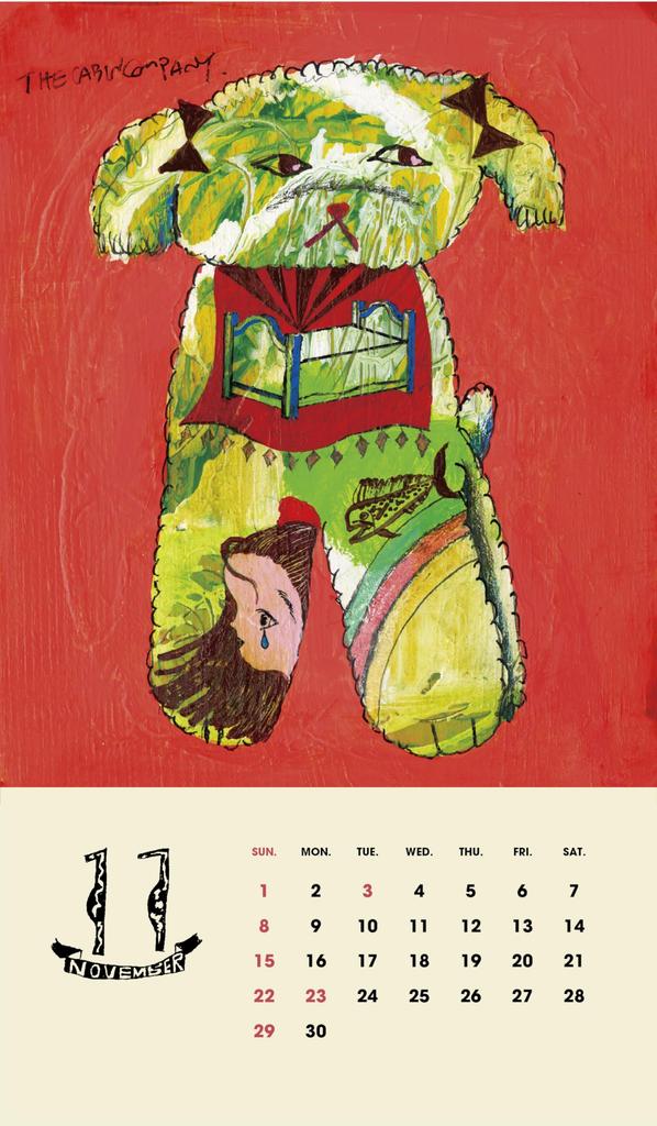 The Cabin Company Calendar 2026 THE ANIMALS Diary of Creatures Wall Calendar 2026 (2026)