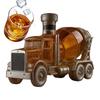 Whisky Karaffe 300ml Zementmischer LKW Design Glas Whisky Karaffe Flasche für Brandy Bourbon Getränke Familientreffen