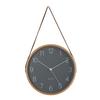 Hometime Wooden Wall Clock with Hanging Belt 25cm