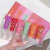 Lucidalabbra Fruttato Lucido e Acquoso Gel Trasparente per Labbra Lucidalabbra Idratante per Labbra Trucco Labbra Donna