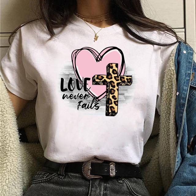 Kawaii Mode Blume Buchstabe Liebe Grafiken Damen T-Shirts 90er Sommer Lockere Blusen O-Ausschnitt Kurzarm Damen Crop Top