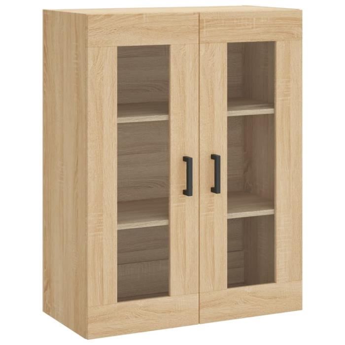 VidaXL Armoire murale chêne sonoma 69,5x34x90 cm 828479