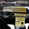 For Kia Sportage NQ5 2024  Accessories Car Interior Film Transparent TPU Gear Panel Center Console PPF Protection Sticker