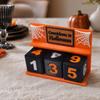 Halloween Countdown Kalender Block 3D Gedruckter Adventskalender Gruselige Tägliche Zählung bis Halloween Tischdekoration für