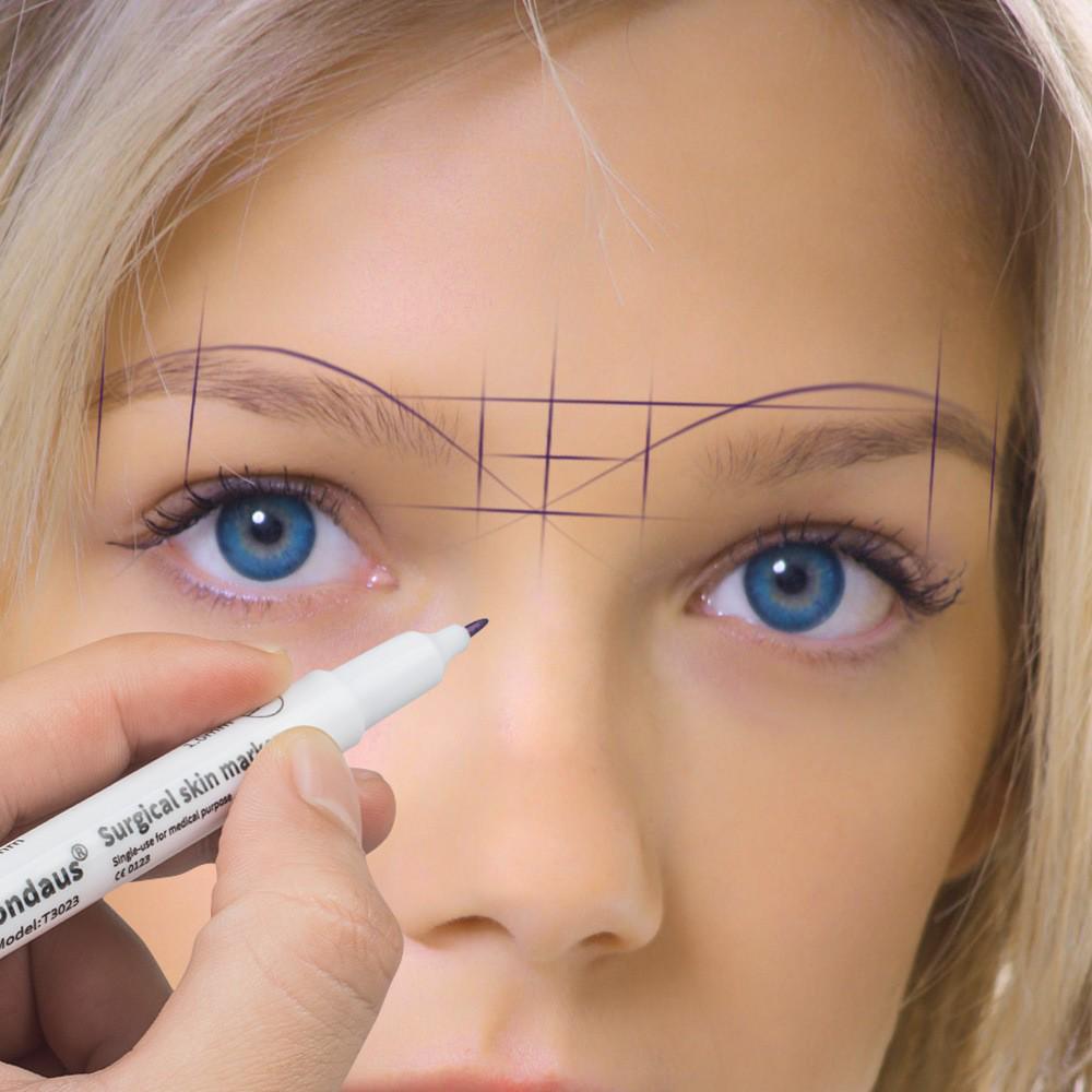 Waterproof Permanent Makeup Positioning Pen – Lip Liner, Eyebrow Pencil, Micro-Correction, and Skin Marking Tool