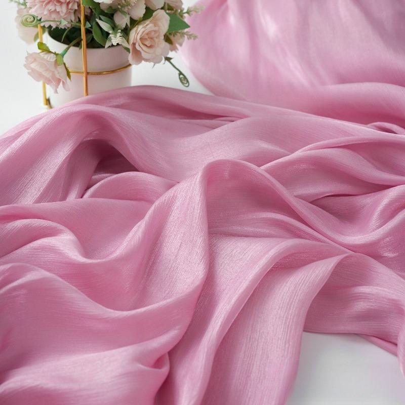 1/3/5m Soft Eugen Cotton Fabric Designer Fabric Solid Color Polyester Fabric, Sewing Material for Summer Dress and Lining Cloth