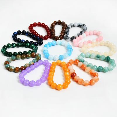 Colored Acrylic Beaded Bracelet for Women with a Niche Temperament Do Not Fade Bracelet Jewelry