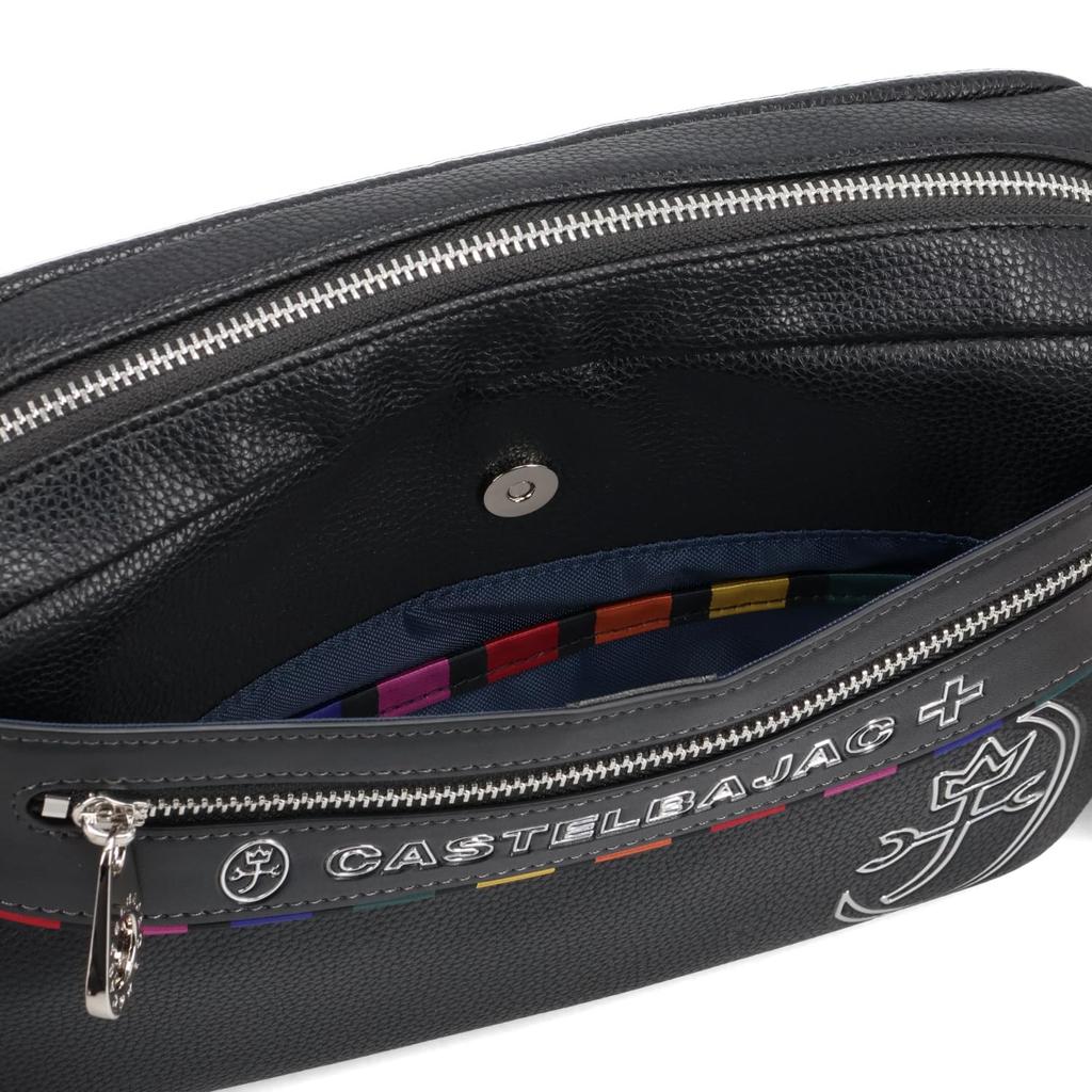 Castelbajac June Shoulder Orange Men's Bag,