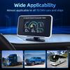 4 In 1 LCD Car Digital Water Temp Oil Pressure Voltmeter Fuel Level Gauge Meter Oil Pressure Sensor + Water Temperature Sensor