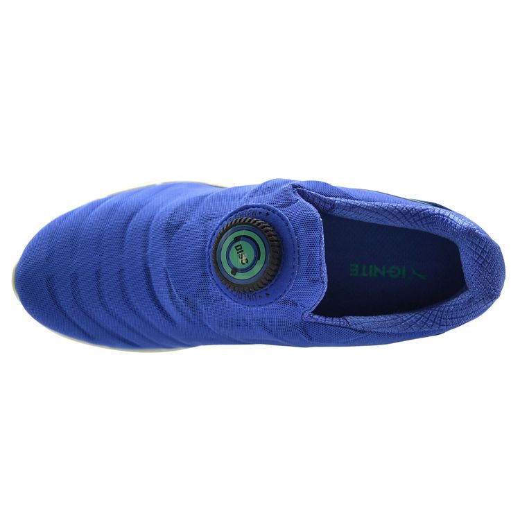 Puma Ignite Disc Breathable Shock Absorbing Non-Slip Low-Top Sports Shoes Women Sneakers Blue Black 188617-01
